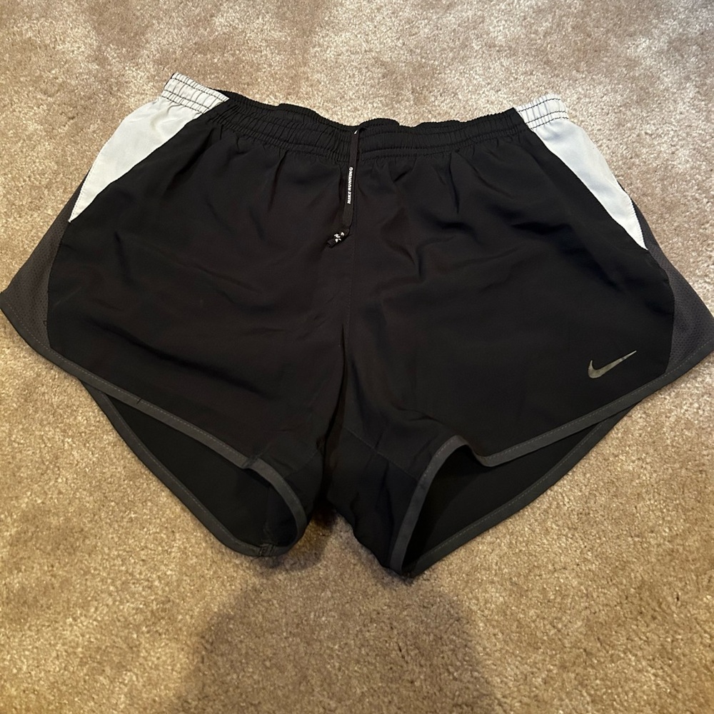 Women’s Nike Tempo Running Shorts Size Small
Black with white and grey